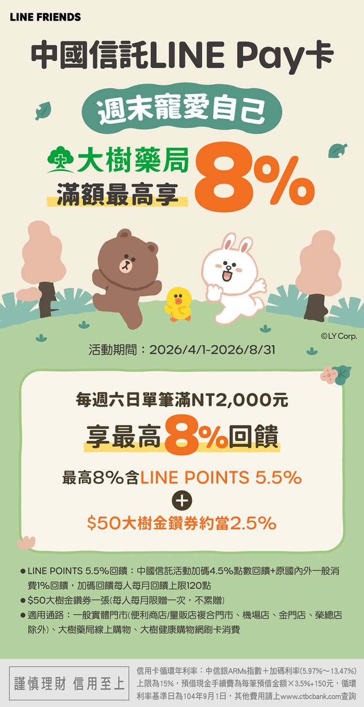 中國信託(到2026/4/01-08/01)